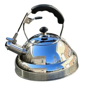 Stainless Steel Heavy Whistling Tea Kettle-Excellent